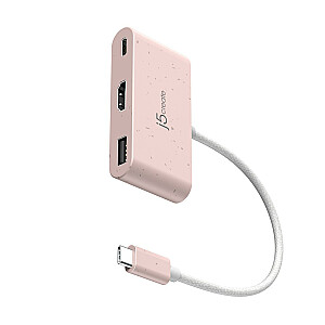 j5create JCA379ER – USB-C® – HDMI™ ir USB™ Type-A su maitinimo tiekimu