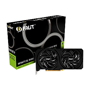 Видеокарта RTX 4060 INFINITY 2 8 ГБ GDDR6 128 бит