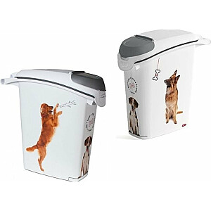 Trauks barības uzglabāšanai Pets Life Dogs 10kg 23L 23,2x49,7x50,3cm suns