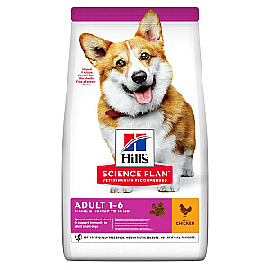 Hill's Science plan Canine Adult Small and Mini Chicken - sausas šunų maistas - 3 kg