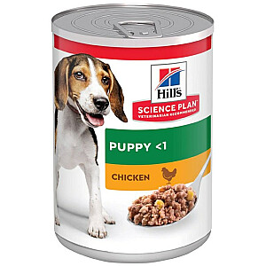 Hill's Science Plan Puppy Chicken - šlapias šunų maistas - 370g
