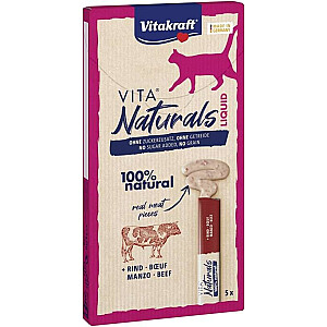 VITAKRAFT VITA NATURALS Skysta jautiena - skanėstas katėms - 5x15 g