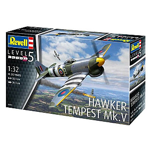 Plastikinis Hawker Tempest Mk.V modelis