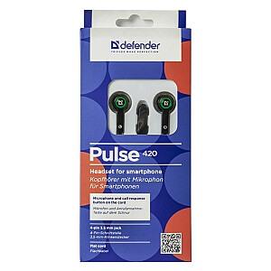 Defender Pulse 420 черный и зеленый