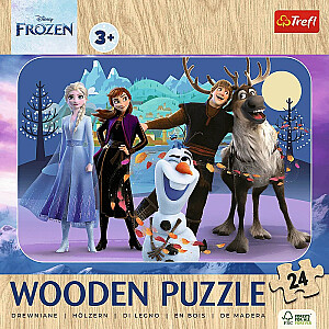 Пазл деревянный 24 детали Frozen
