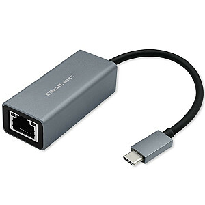 USB-C į RJ45 eterneto adapteris | 1000 Mbps | Aliuminio dėklas