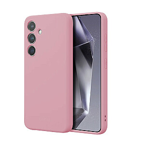 Цветной чехол Samsung Galaxy S24+ розовый
