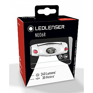 Ledlenser NEO6R Серый, Розовый, Белый Светодиодный фонарик на оголовье