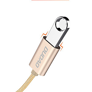 Adapterio kabelis Dudao OTG USB 2.0 į USB Type C pilkas (L15T)
