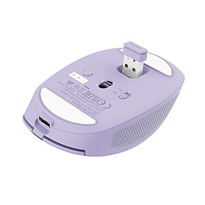 Мышь Trust Ozaa, правая, радиочастотная, беспроводная + Bluetooth, оптическая, 3200 точек на дюйм