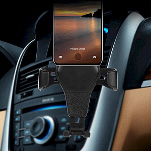 Автомобильный держатель H01 Gravity Air Vent Outlet Car Mount черный