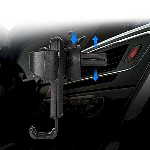 Automobilinis laikiklis H01 Gravity Air Vent Outlet Automobilinis laikiklis juodas