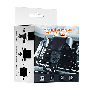 Automobilinis laikiklis H01 Gravity Air Vent Outlet Automobilinis laikiklis juodas