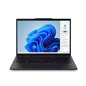 Lenovo ThinkPad T14 Gen 5 | Black | 14 " | IPS | WUXGA | 1920 x 1200 pixels | Anti-glare | Intel Core U7 | 155U | 16 GB | SO-DIMM DDR5 | SSD 512 GB | Intel Graphics | Windows 11 Pro | 802.11ax | LTE Upgradable | Keyboard language Nordic | Keyboard b