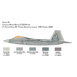 Пластиковая модель Lockheed Martin F-22A Raptor