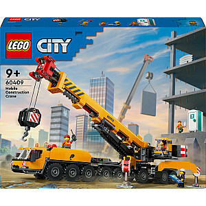Geltonas LEGO City mobilus kranas (60409)