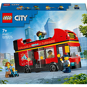 LEGO City raudonas dviaukštis autobusas (60407)