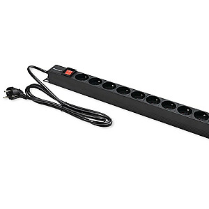 PDU ilgintuvas RACK | 16A | 16xPRANCŪZŲ | Vertikalus | 1,8 m 