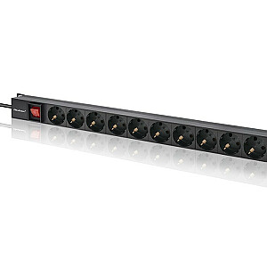 Удлинитель PDU для RACK | 16А | 16xЩУКО | Вертикальный | 1,8 м 