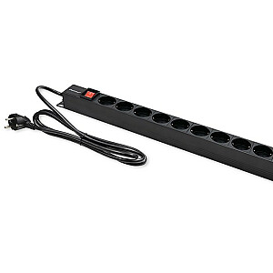 Удлинитель PDU для RACK | 16А | 16xЩУКО | Вертикальный | 1,8 м 