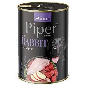 DOLINA NOTECI Piper Animals Rabbit and Apple - šlapias šunų maistas - 800g