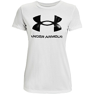 „Under Armour Live Sportstyle“ moteriški grafiniai marškinėliai, balti SSC 1356305 102