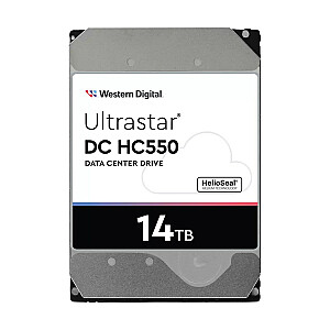Serverio HDD Western Digital Ultrastar DC HC550 WUH721814AL5204 (14 TB; 3,5"; SAS)