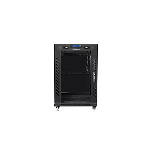 LANBERG rack cabinet 15U 600x600 glass