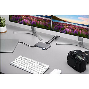 UH1440P Мобильная док-станция со сквозным питанием, USB-C, 85 Вт