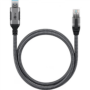 Goobay 70299 USB-A 3.0 iki RJ45 Ethernet kabelis, 1 m | Goobay