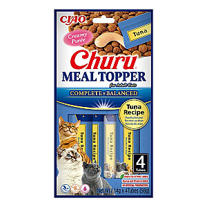 INABA Churu Meal Topper Tunas - skanėstas katėms - 4 x 14 g