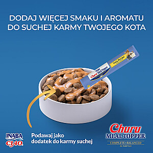 INABA Churu Meal Topper Tunas - skanėstas katėms - 4 x 14 g