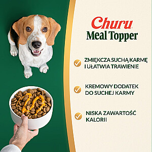 INABA Churu Meal Topper vištienos lašiša – skanėstas šunims – 4 x 14g