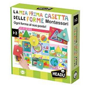 HEADU Montessori Мой первый домик с фигурами