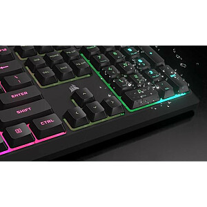 Mechaninė klaviatūra K55 Core RGB juoda