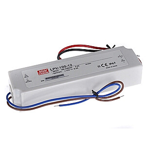 Perdavimas 12V 8,5A DC 102W IP67 LPV-100-12