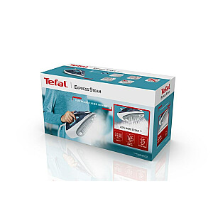 TEFAL FV2837E0 | Garų lygintuvas | 2400 W | Vandens bako talpa 150ml | Nepertraukiamas garas 35 g/min | Mėlyna Balta