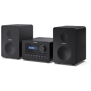 Sharp XL-B520D(BK) Tokyo Hi-Fi Micro System 2.0, FM/DAB/DAB+/USB, CD, Bluetooth 5.0, Aux-in, Juoda | Aštrus | Tokyo Hi-Fi Micro System 2.0 | XL-B520D(BK) | Juoda | USB prievadas | AUX in | Bluetooth | CD grotuvas | FM radijas