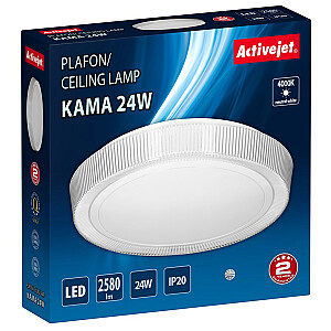 LED lubinis šviestuvas Activejet AJE-KAMA 24W
