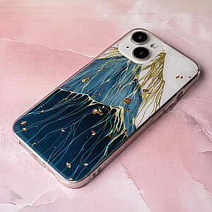 Fusion Gold Glam Mountain silikoninis dėklas, skirtas Samsung S921B Galaxy S24