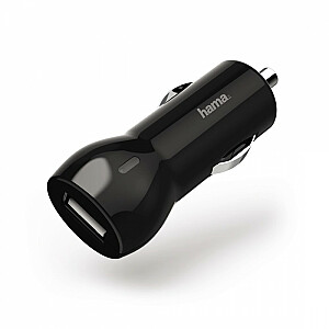Автомобильное зарядное устройство USB (2xUSB) 12В 2,4А Черный