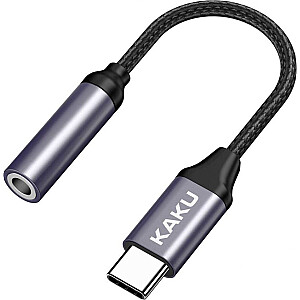 KAKUSIGA KSC-428 Переходник USB-C|3,5 мм черный