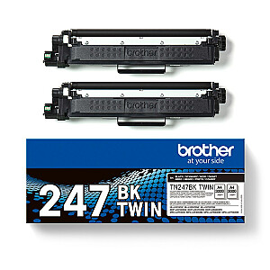 Brother TN247BK TWIN - 2 Pack - Hoyt