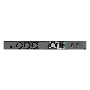 NETGEAR M4300-28G-PoE+ valdomas Gigabit Ethernet L3 (10/100/1000) su maitinimo per Ethernet (PoE), 1U, juodas