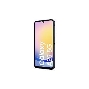 Samsung Galaxy A25 5G SM-A256B 16,5 cm (6,5 colio), dvi SIM kortelės, Android 14, USB Type-C, 256 GB, 5000 mAh, juoda, mėlyna