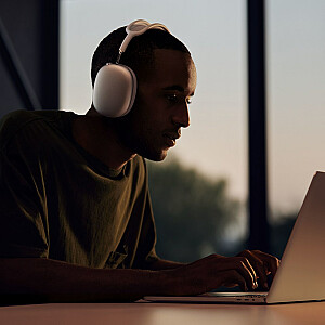„Apple AirPods Max“ ausinės belaidės kaklo juostos skambutis / muzika „Bluetooth“, žalia