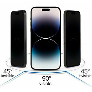 iLike Apple IPHONE 15 TEMPERED PRIVACY GLASS Black