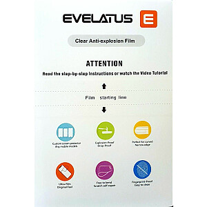 Evelatus Universal Hydrogel film for cutter Transparent