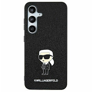 Karl Lagerfeld Samsung Galaxy A35 hardcase Fixed Glitter Ikonik Logo Metal Pin Black