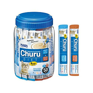 INABA Churu Diet vištiena ir tunas - skanėstas katėms - 50x14 g